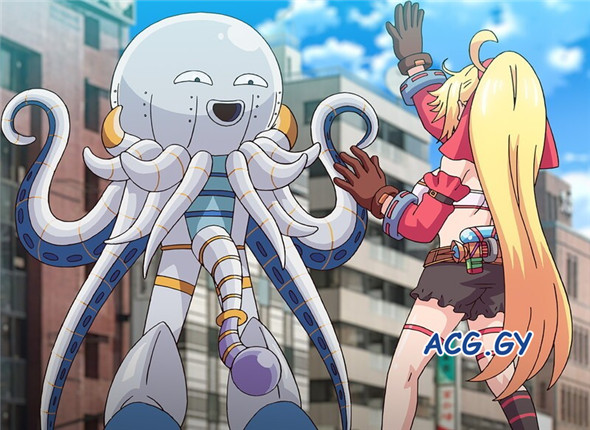 [魔人 petit] メカ技師リスタの大冒険 第一話 電波ジャックで大混乱! ヌルヌル触手を打ち倒せ！